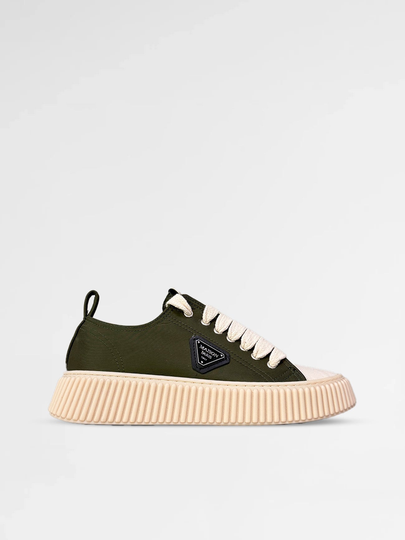 MAISON 9 PARIS Sneakers - Green Plate Naylon