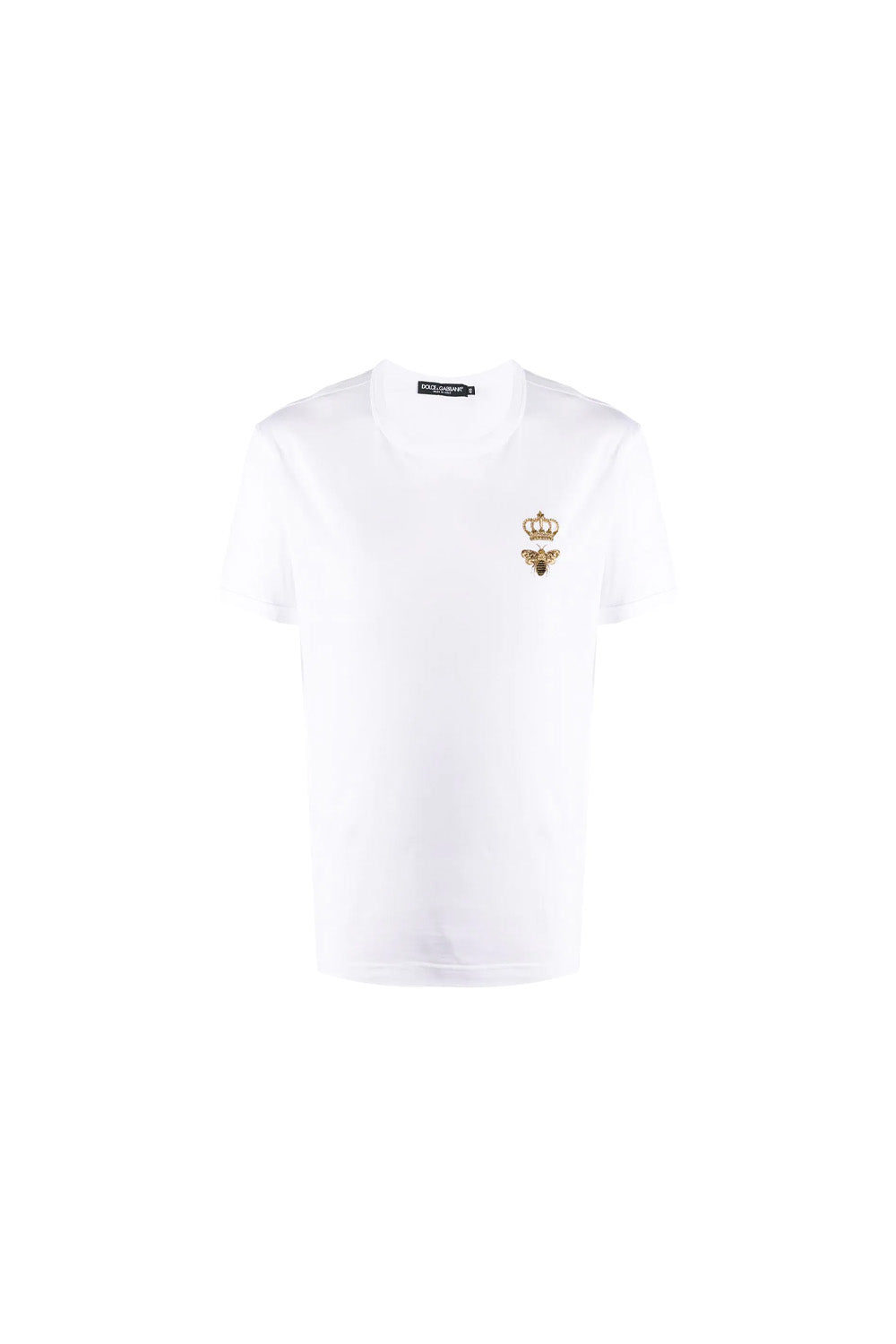 Dolce & Gabbana bee crown embroidered T-shirt