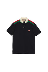 Gucci Cotton Polo With Interlocking G