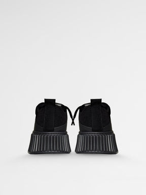 MAISON 9 PARIS Sneakers - Black/Black Cover Canvas