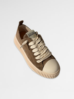 MAISON 9 PARIS Sneakers - Brown Suede Leather