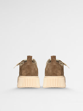 MAISON 9 PARIS Sneakers - Brown Suede Leather