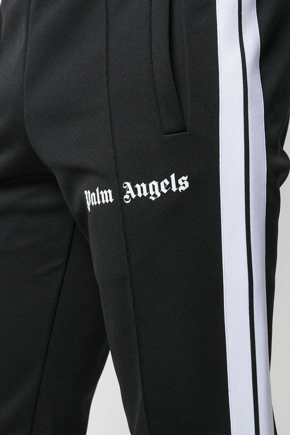 Palm Angels logo-print slim track pants