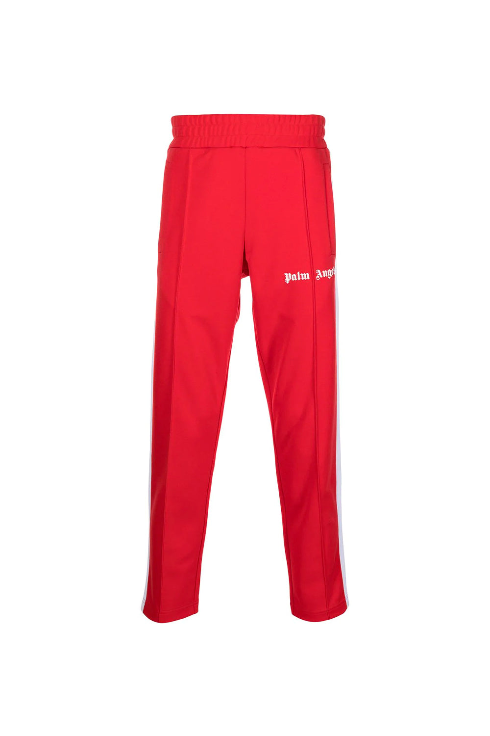 Palm Angels logo-print slim track pants red