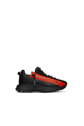 GIVENCHY Black & Red Spectre Zip Sneakers