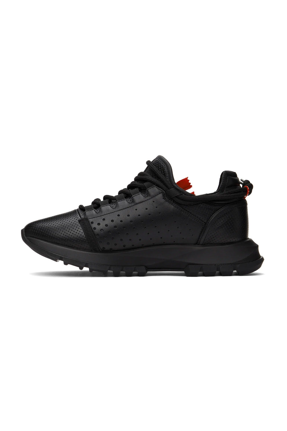 GIVENCHY Black & Red Spectre Zip Sneakers
