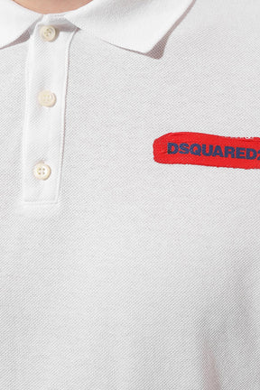 Dsquared2 logo-print polo shirt