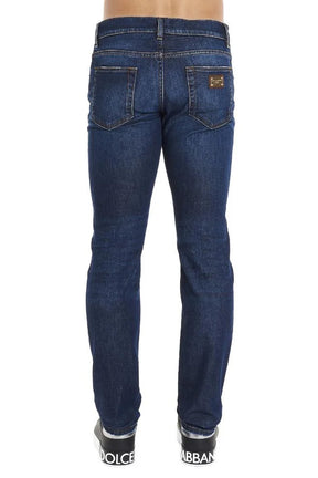 Dolce & Gabbana Logo Slim Fit Jeans