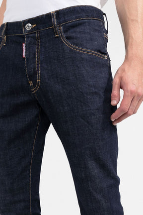 Dsquared2 logo print slim-fit jeans