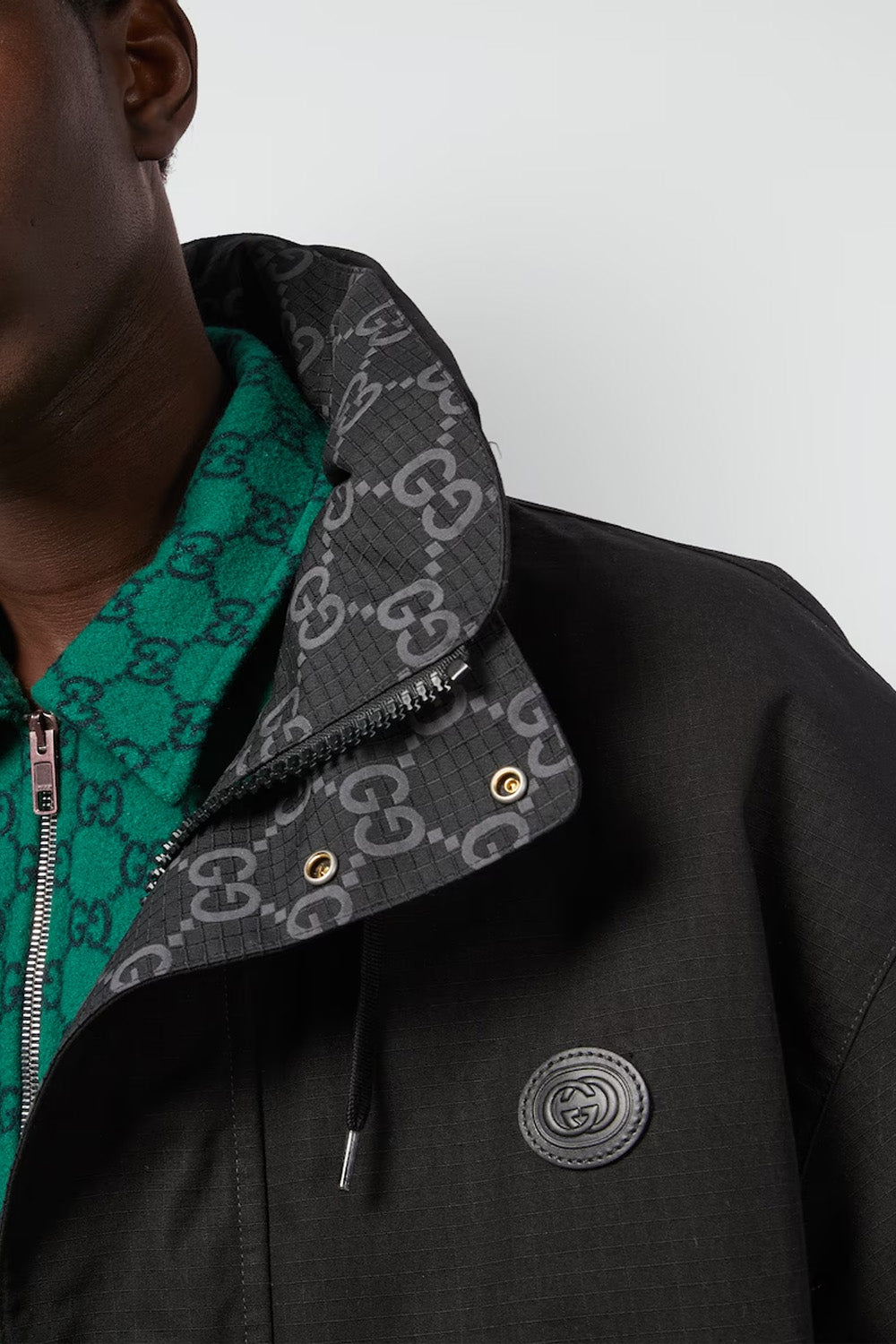 Gucci Reversible GG Ripstop Nylon Jacket