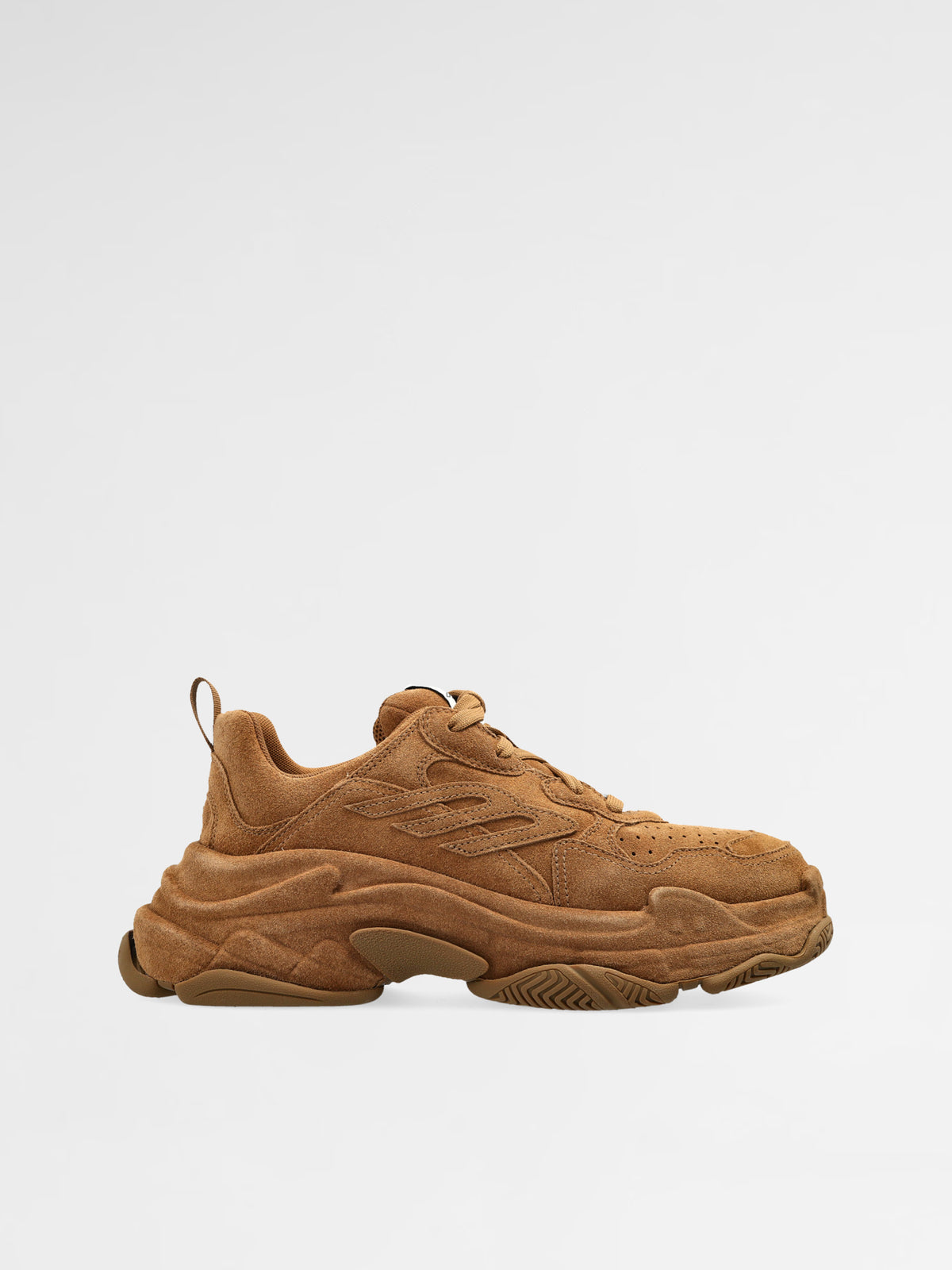 Balenciaga Brown Triple S Sneakers