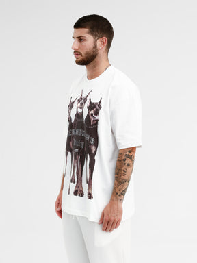 CREW Milano Oversize T-Shirt Logo Print