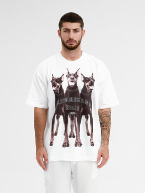 CREW Milano Oversize T-Shirt Logo Print
