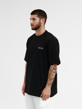 CREW Milano Oversize T-Shirt Logo Print