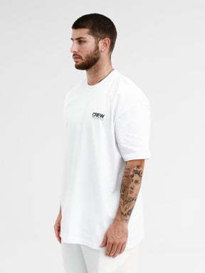 CREW Milano Oversize T-Shirt Logo Print