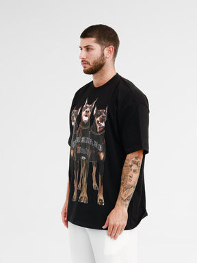 CREW Milano Oversize T-Shirt Logo Print