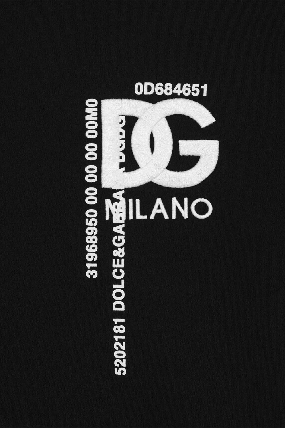 Dolce & Gabbana Cotton T-shirt with DG logo embroidery and print