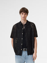 Allsaints Netley Short Sleeve Lace Shirt