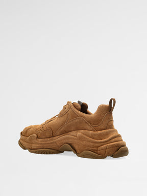 Balenciaga Brown Triple S Sneakers