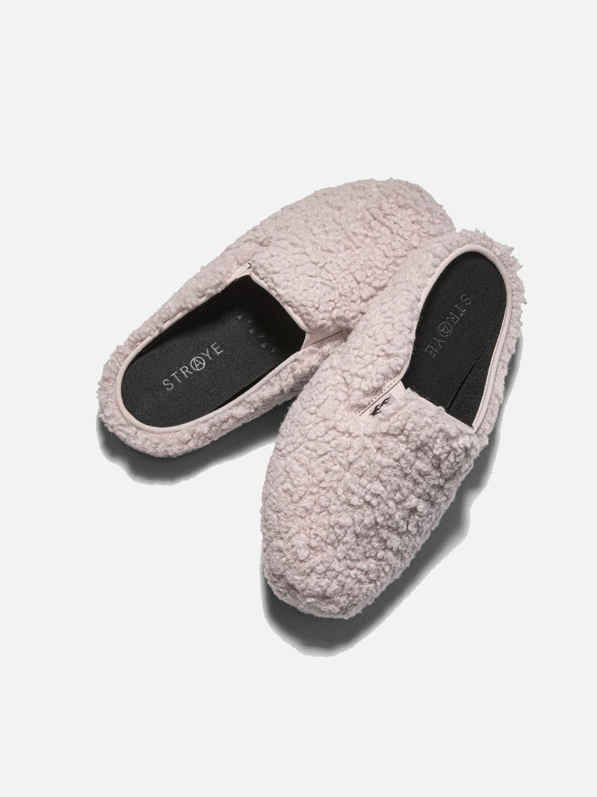 STRAYE Ventura Mule - Furry Dusty Pink