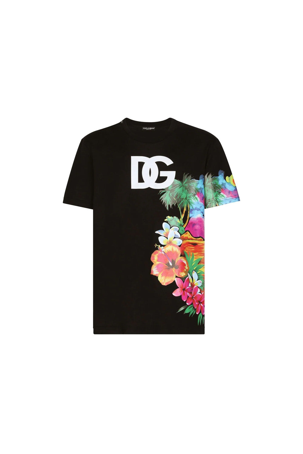 Dolce & Gabbana floral print DG T-shirt