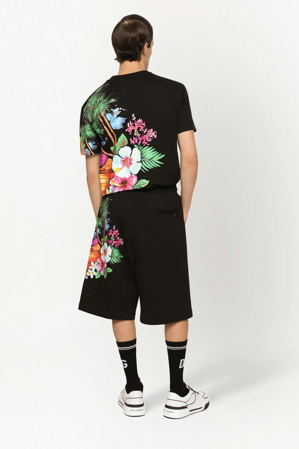 Dolce & Gabbana floral print DG T-shirt