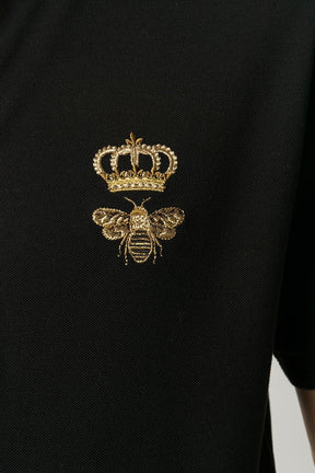 Dolce & Gabbana logo embroidered polo shirt