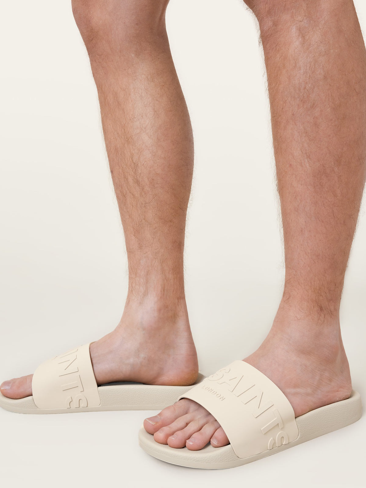 Allsaints Biggy Slip On Logo Sliders