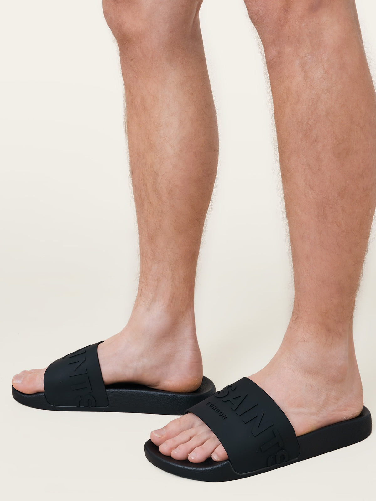 Allsaints Biggy Slip On Logo Sliders