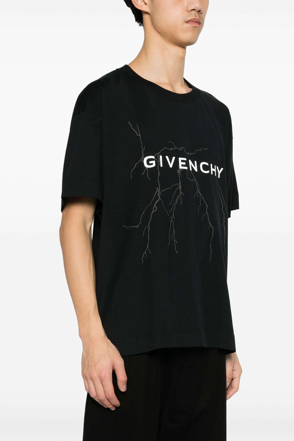 Givenchy logo thunder t-shirt in cotton