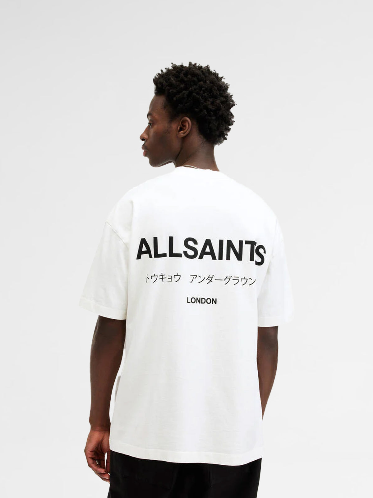 Allsaints Underground Oversized Crew Neck T-Shirt