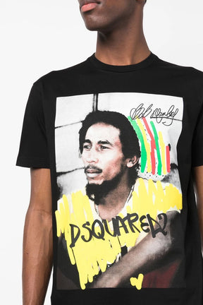 Dsquared2 Bob Marley cotton T-shirt