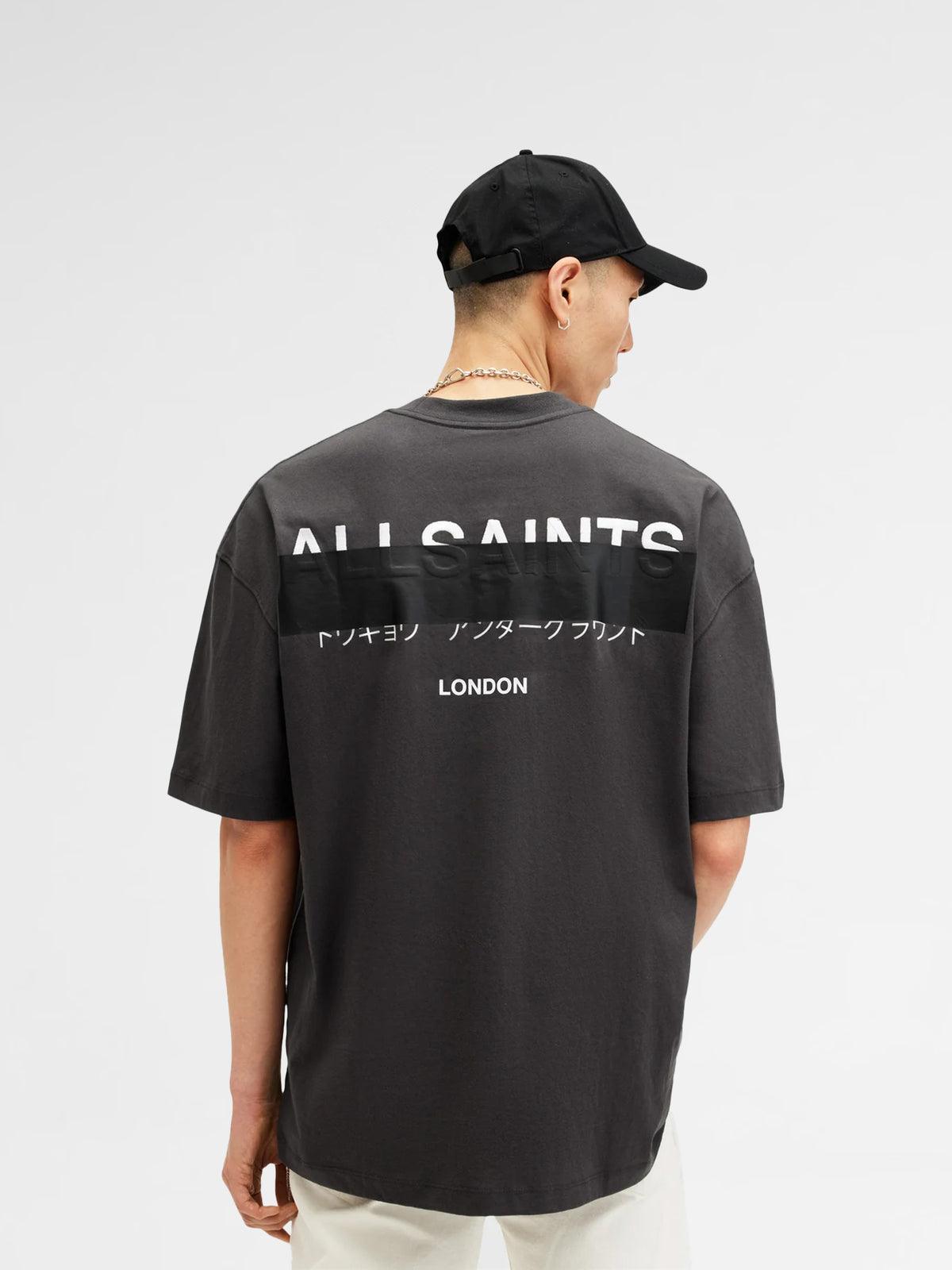 Allsaints Redact T-Shirt Black Wash