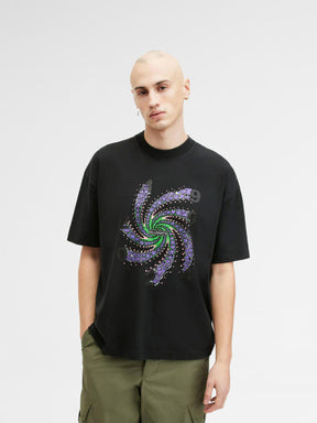 Allsaints Fraktyl Oversized Graphic Print T-Shirt