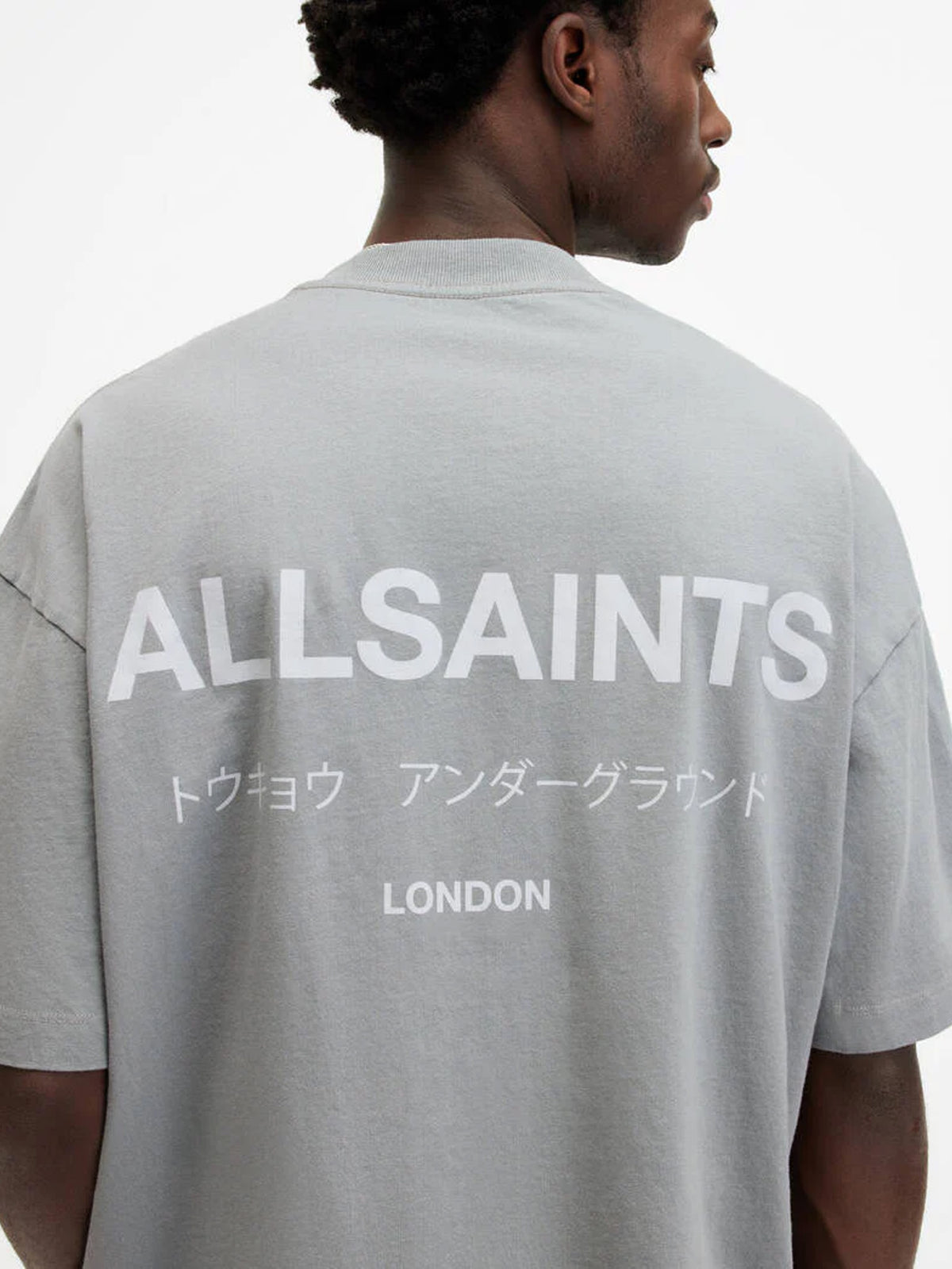 Allsaints Underground Oversized Crew Neck T-Shirt