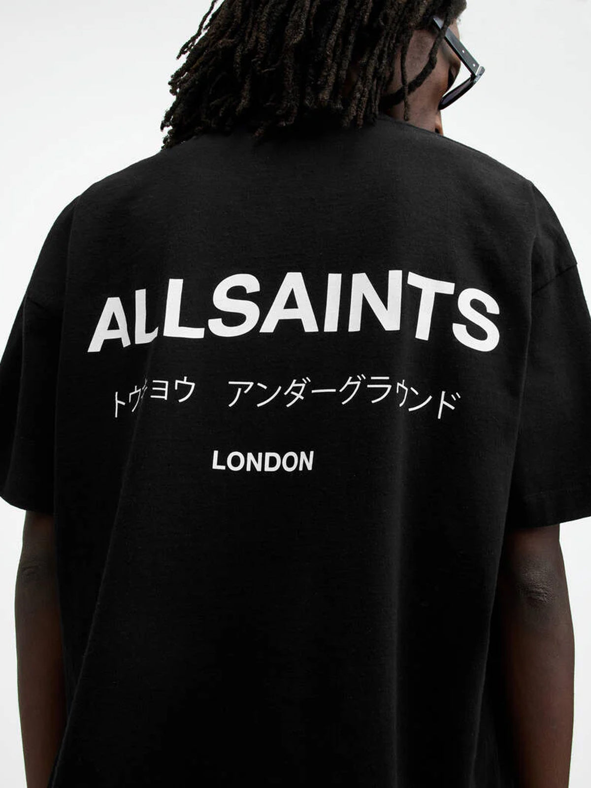 Allsaints Underground Oversized Crew Neck T-Shirt
