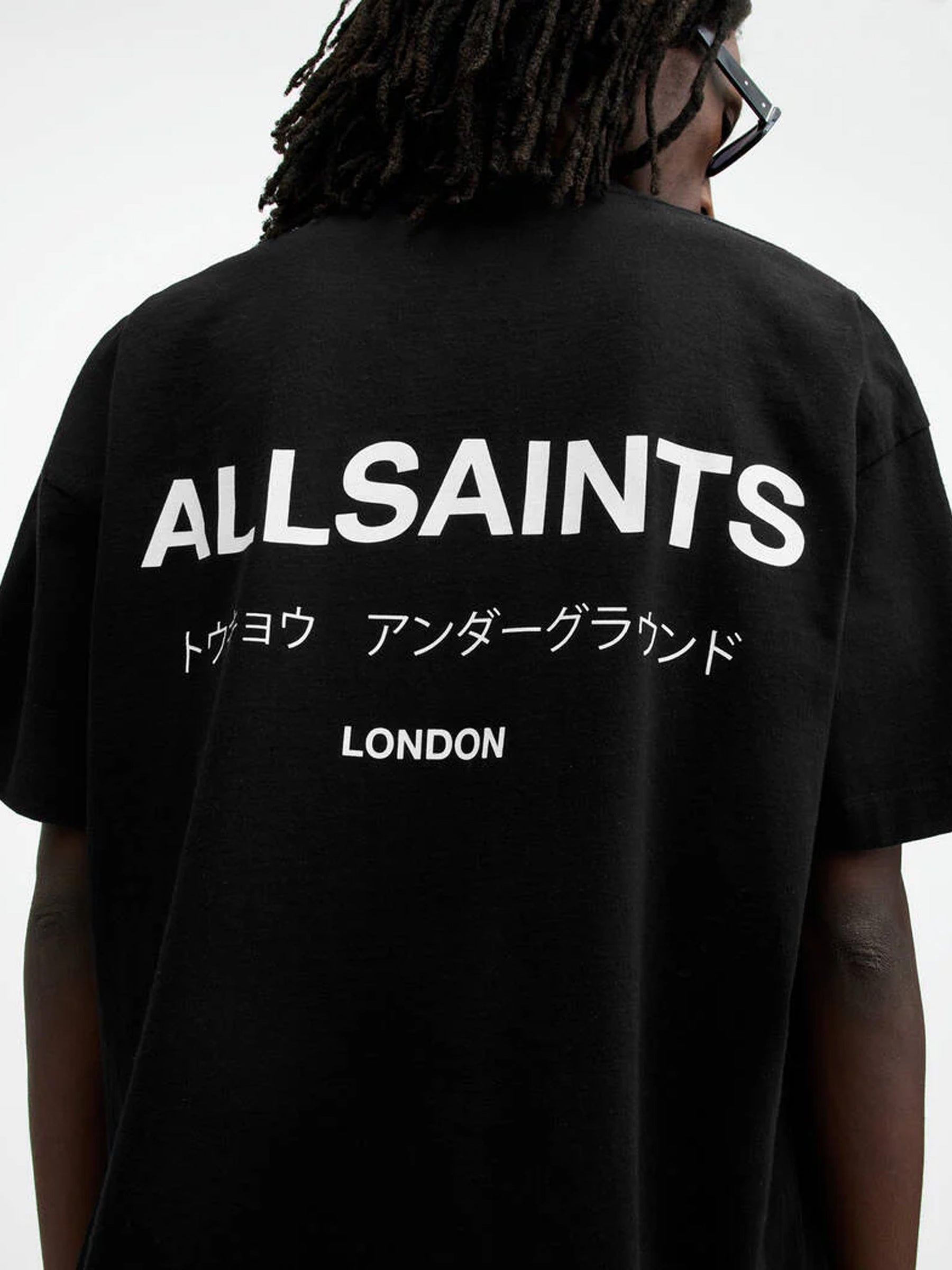 Allsaints Underground Oversized Crew Neck T-Shirt