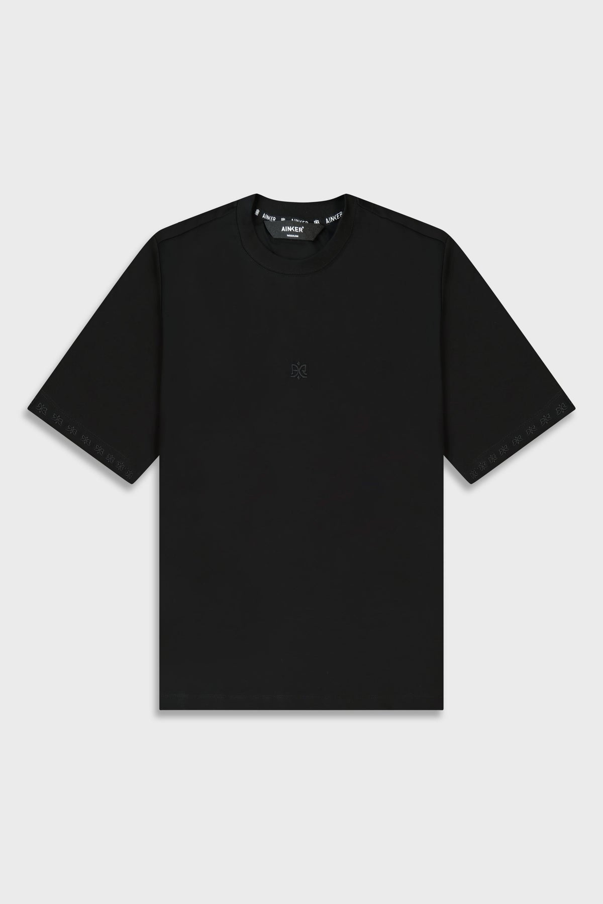 Ainker Mercerized 676 Black T-Shirt