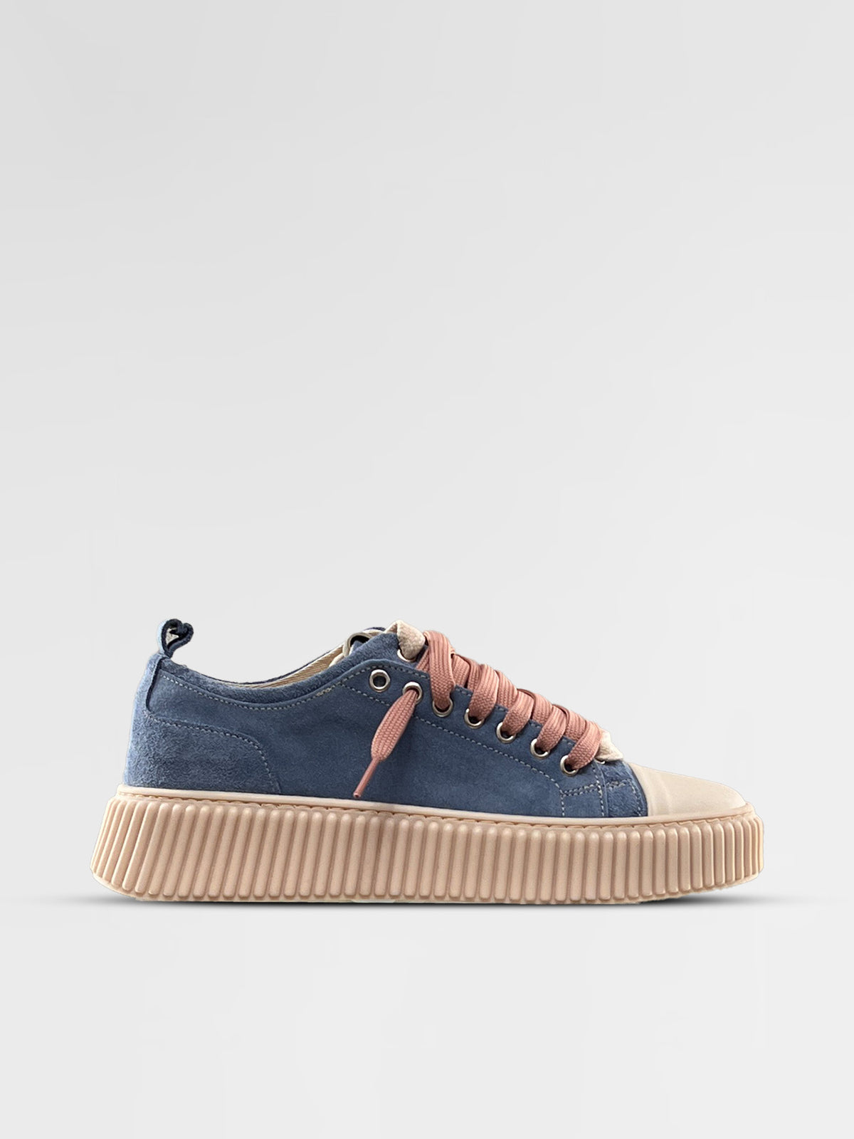 MAISON 9 PARIS Sneakers - Blue Ocean Double Laces