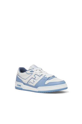 Fendi Match Sneakers Light blue leather low-tops