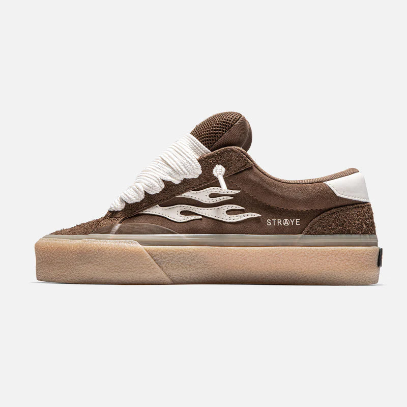 STRAYE Logan Puff - Brown Crepe