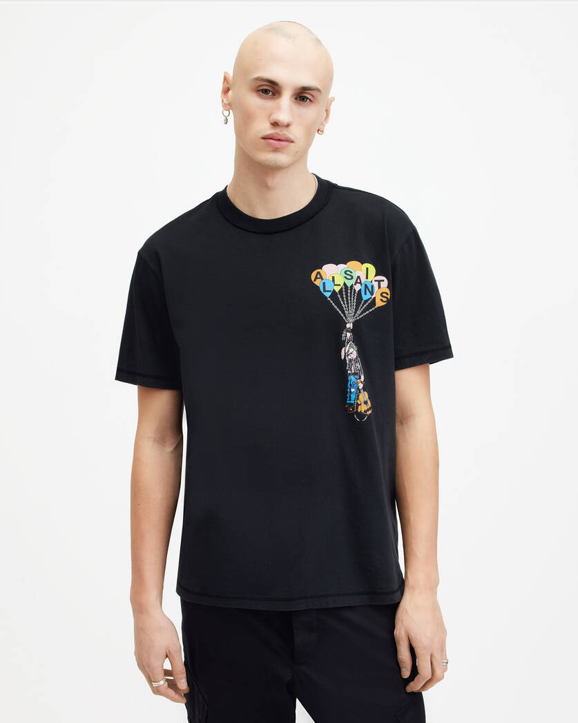 Allsaints Lofty Graphic Print Relaxed Fit T-Shirt