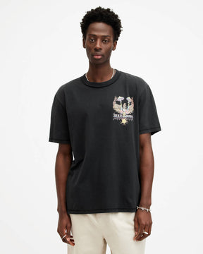 Allsaints Strummer Graphic Print Relaxed Fit T-Shirt