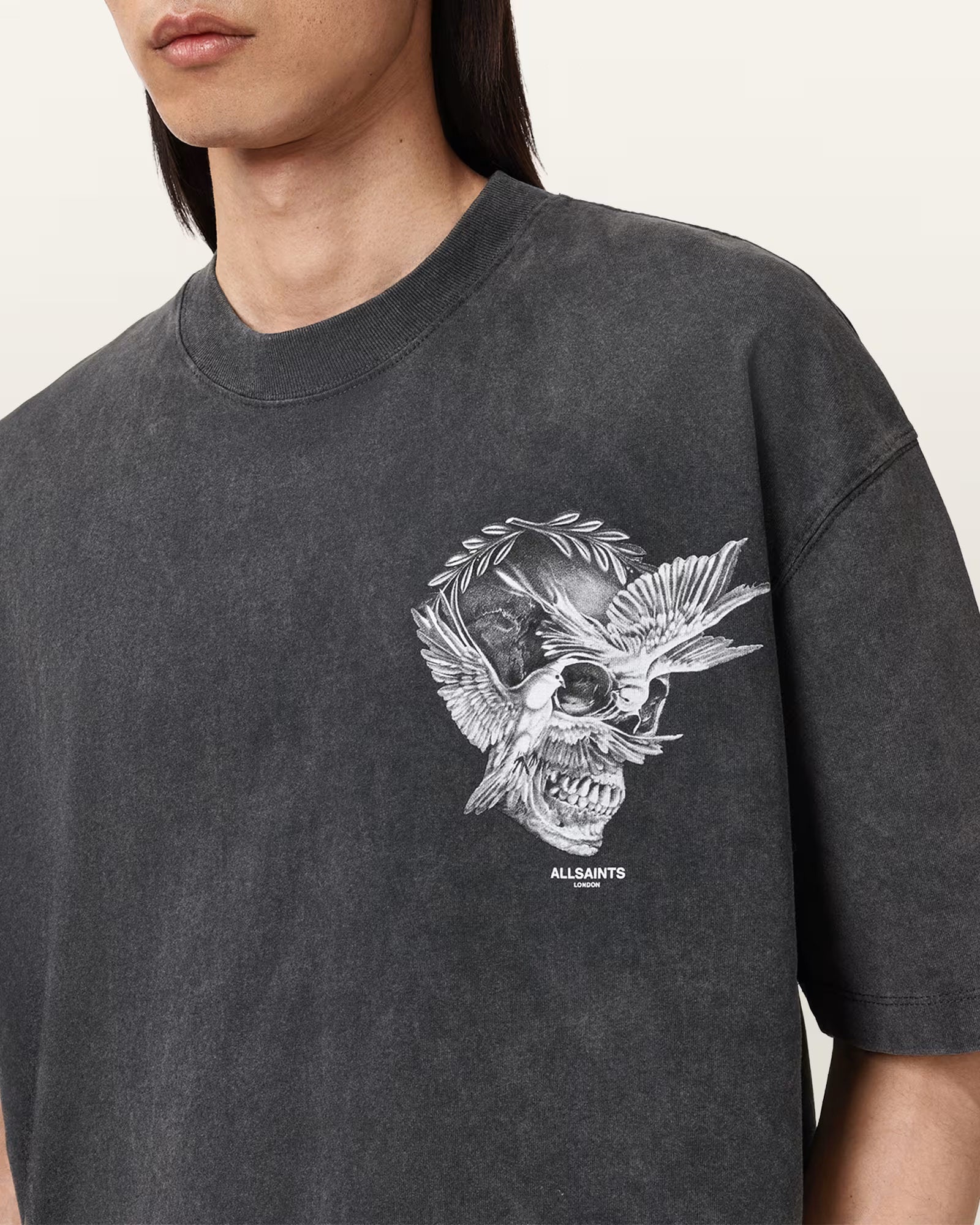 ALLSAINTS Mysteries Black T-Shirt M028PD-162