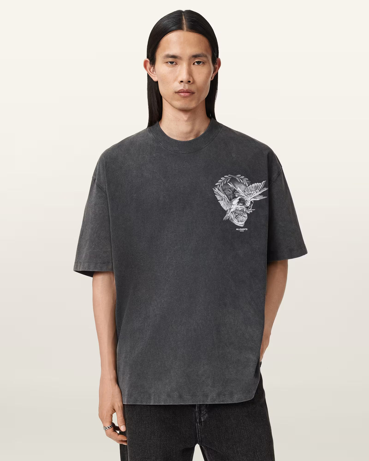 ALLSAINTS Mysteries Black T-Shirt M028PD-162