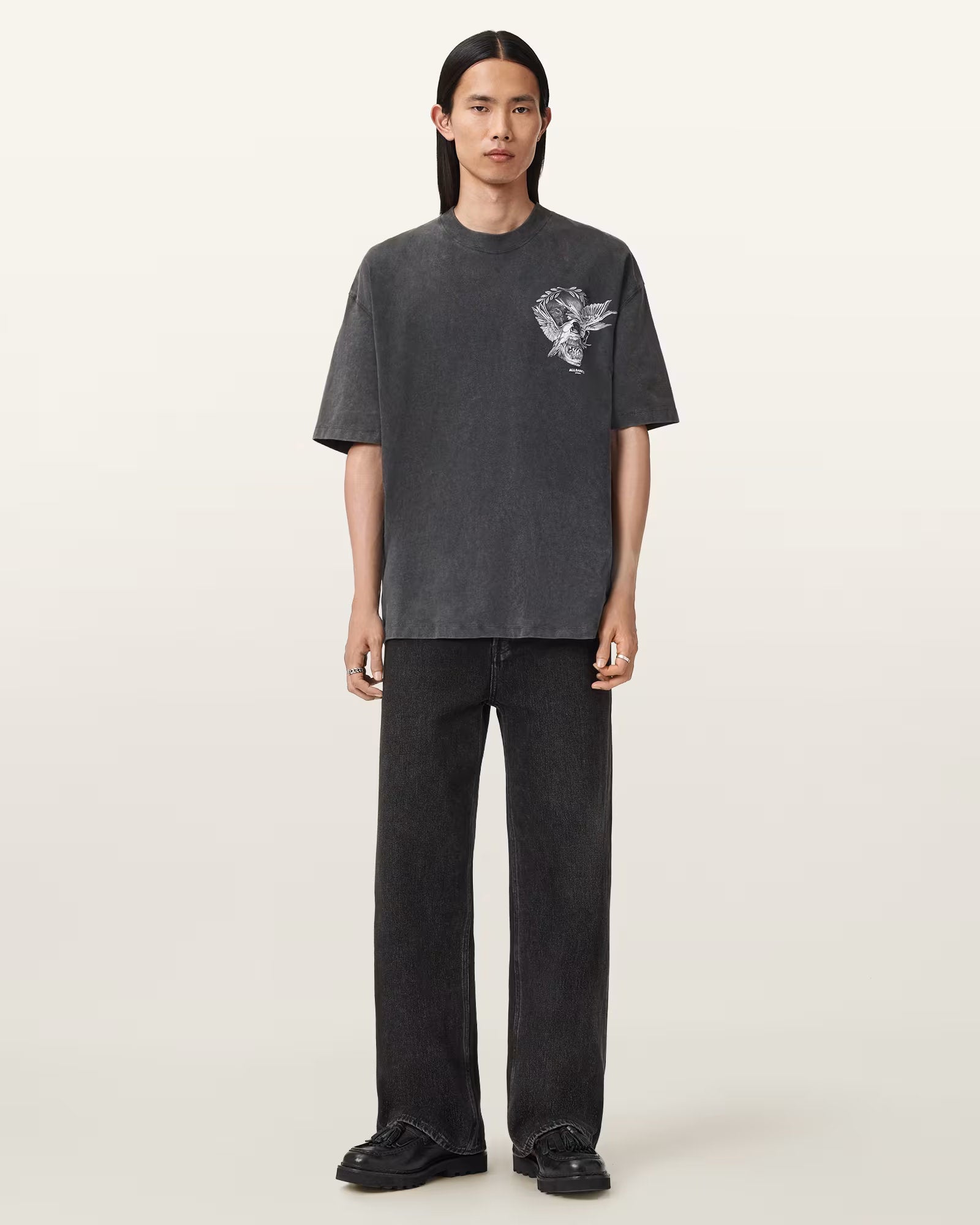 ALLSAINTS Mysteries Black T-Shirt M028PD-162