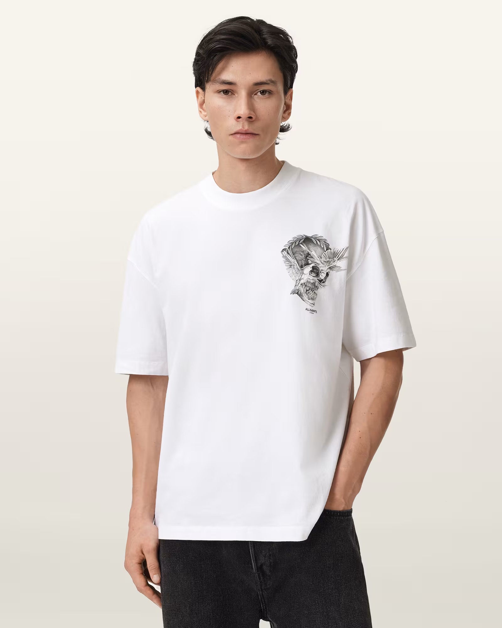 ALLSAINTS Mysteries White T-Shirt M028PD-437