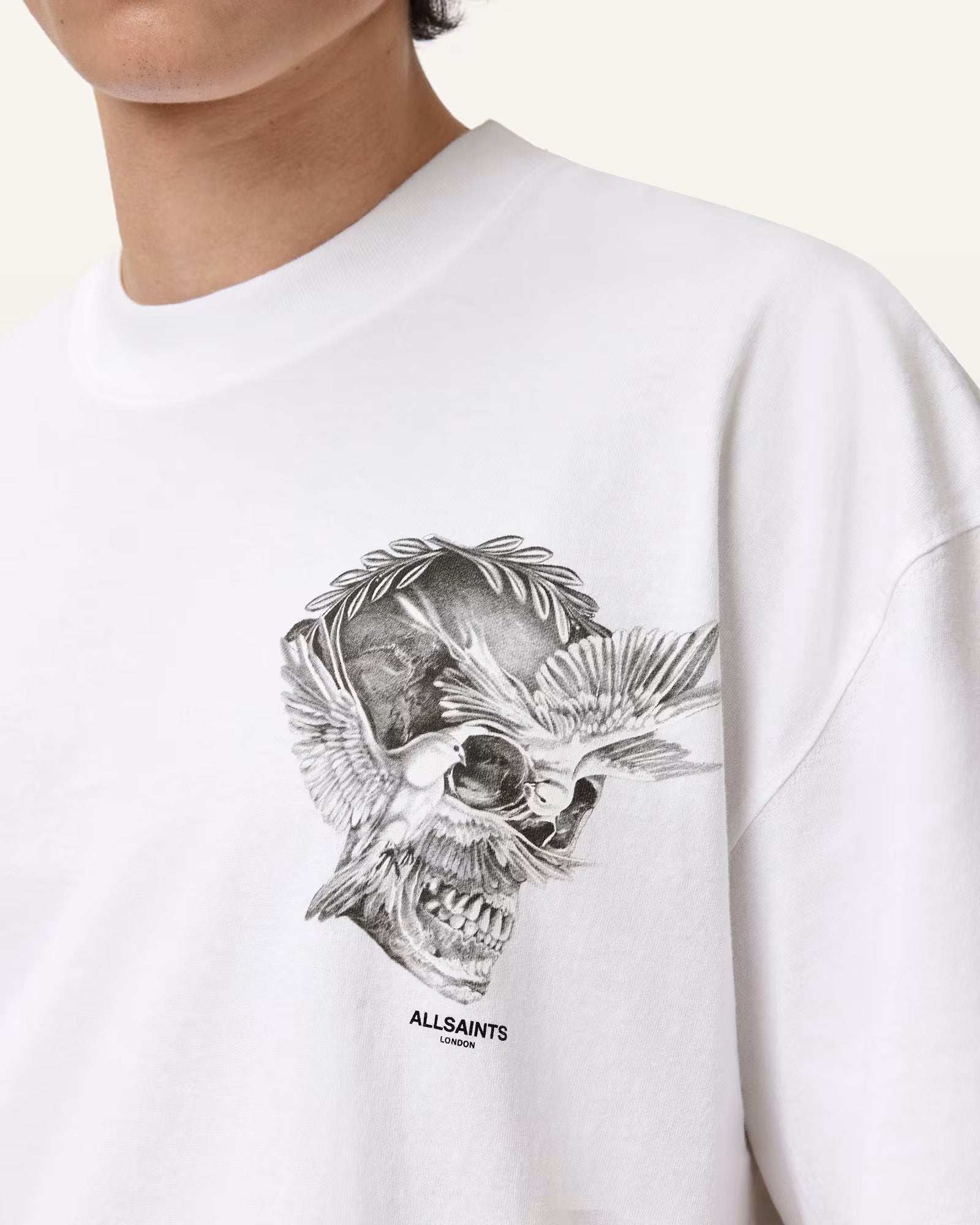 ALLSAINTS Mysteries White T-Shirt M028PD-437