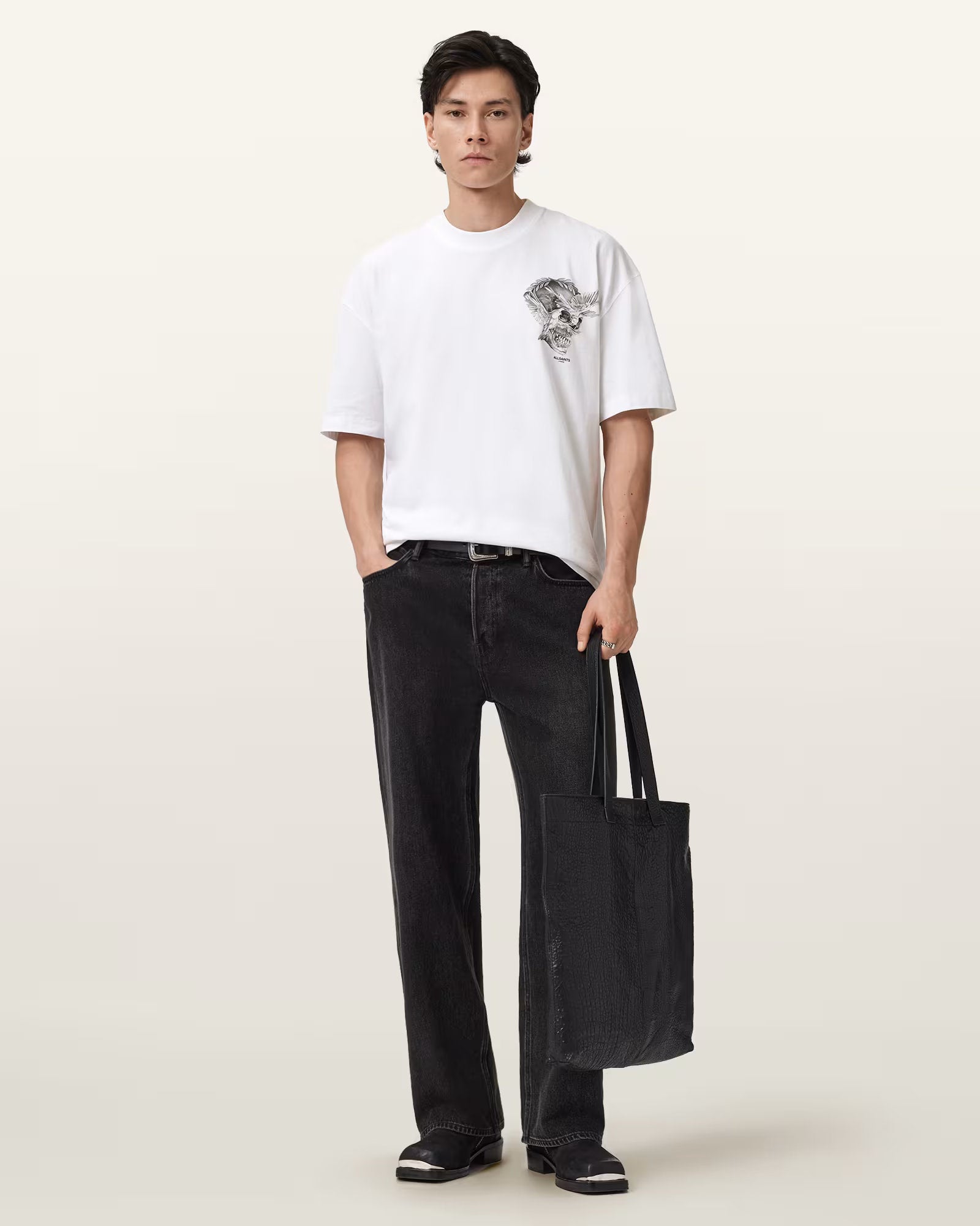 ALLSAINTS Mysteries White T-Shirt M028PD-437