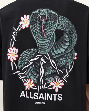 ALLSAINTS Snakebite Black T-Shirt M032PD-162